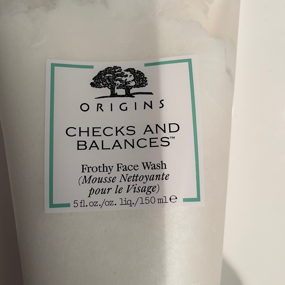 Origins ‘Checks and Balances’ Frothy Face Wash.